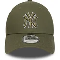 gron-justerbar-bojd-keps-med-gront-9forty-outline-new-york-yankees-mlb-logo-fran-new-era