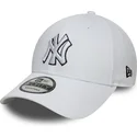 new-era-new-york-yankees-mlb-9forty-outline-vit-justerbar-bojd-keps