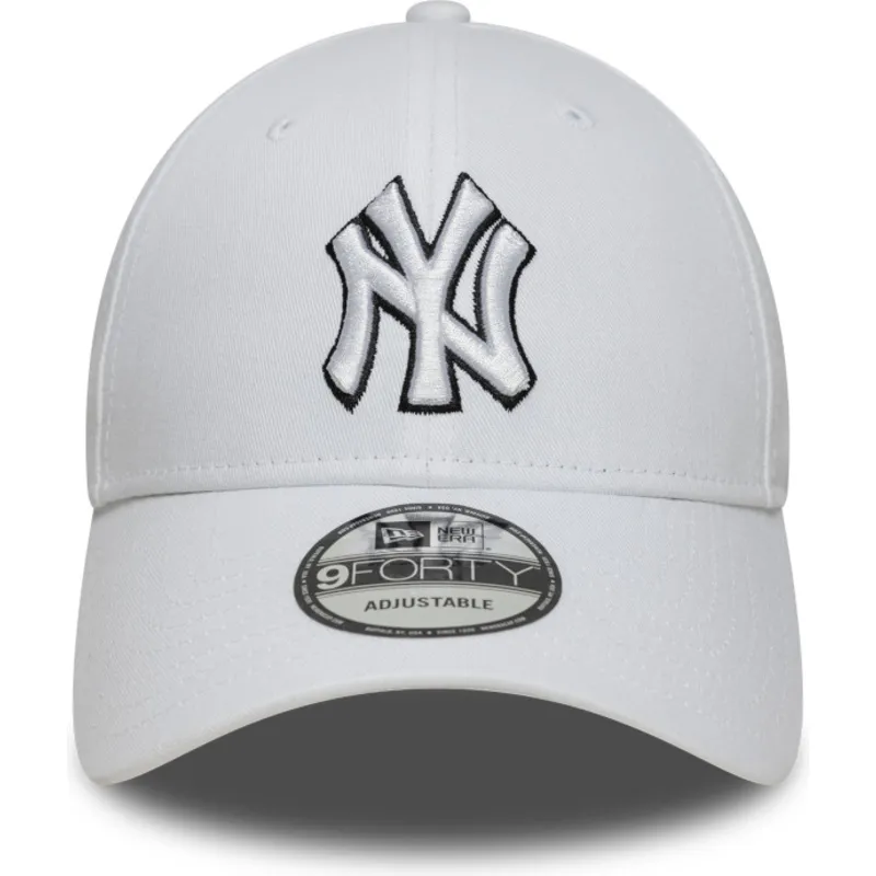 cap-zaoblena-white-adjustable-strap-9forty-outline-new-york-yankees-mlb-new-era cap-zaoblena-white-adjustable-strap-9forty-outline-new-york-yankees-mlb-new-era