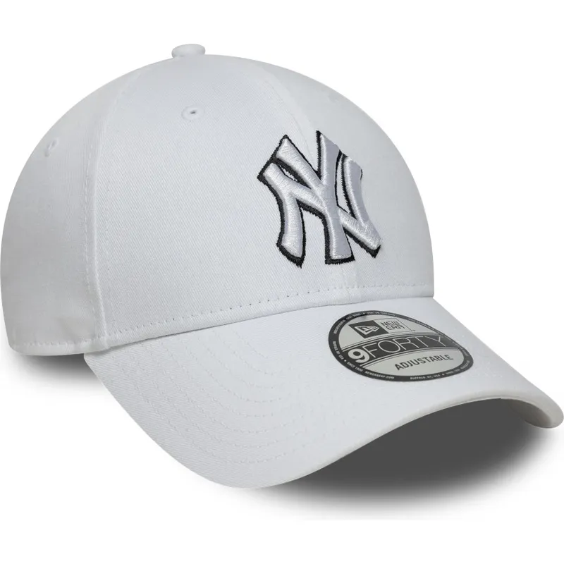 cap-zaoblena-white-adjustable-strap-9forty-outline-new-york-yankees-mlb-new-era cap-zaoblena-white-adjustable-strap-9forty-outline-new-york-yankees-mlb-new-era
