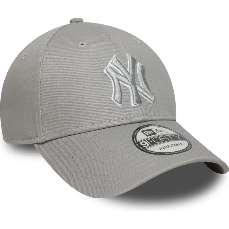 gra-justerbar-kurvad-keps-9forty-outline-new-york-yankees-mlb-fran-new-era