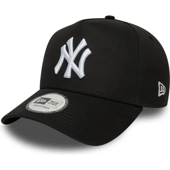 Svart böjd keps snapback E Frame League Essential från New York Yankees MLB av New Era