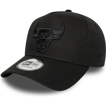 Čepice zaoblená černá snapback E Frame Essential Chicago Bulls NBA New Era