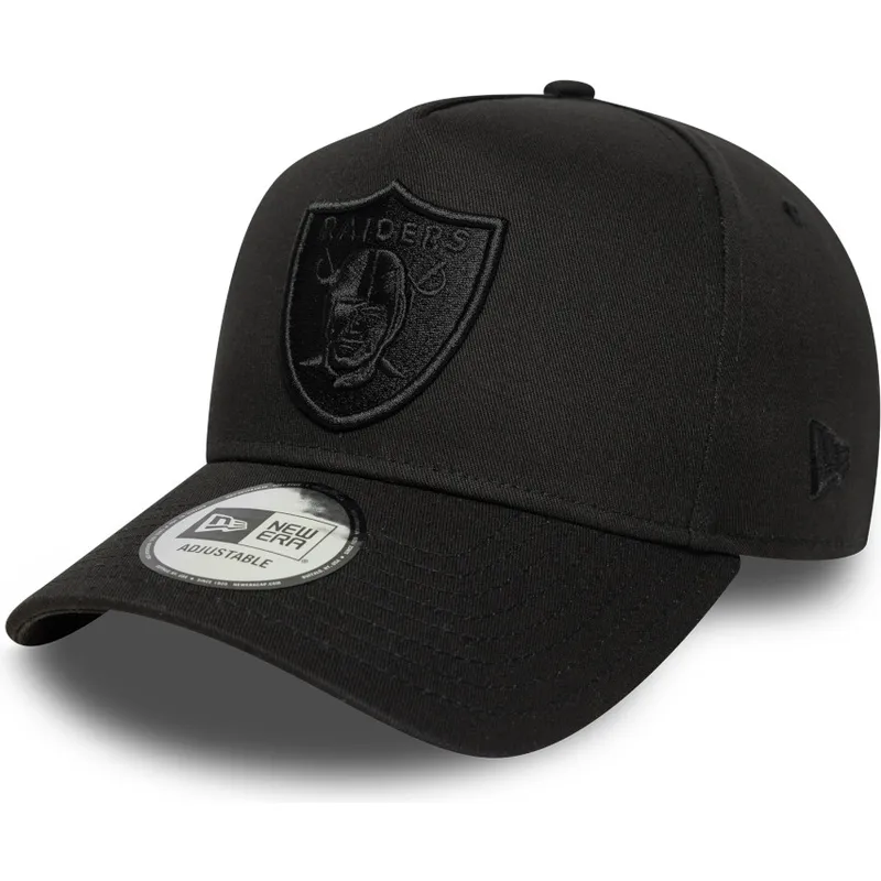 cap-zaoblena-black-snapback-e-frame-essential-las-vegas-raiders-nfl-new-era