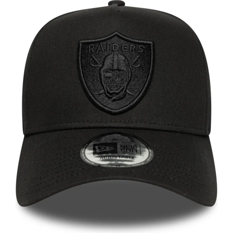 cepice-zaoblena-cerna-snapback-e-frame-essential-las-vegas-raiders-nfl-new-era