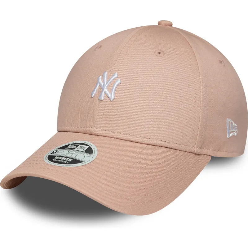 justerbar-rosa-bojd-keps-for-dam-9forty-mini-logo-fran-new-york-yankees-mlb-av-new-era