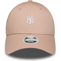 justerbar-rosa-bojd-keps-for-dam-9forty-mini-logo-fran-new-york-yankees-mlb-av-new-era