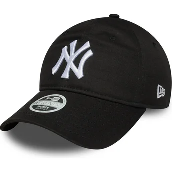 Čepice zaoblená černá nastavitelný pásek 9TWENTY League Essential New York Yankees MLB New Era