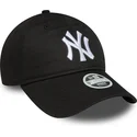 new-era-new-york-yankees-mlb-9twenty-league-essential-justerbar-svart-bojd-keps-for-kvinnor