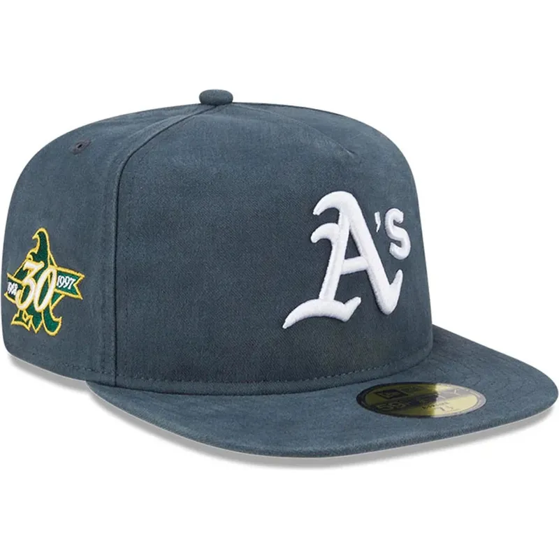 cepice-rovna-zelena-prilehava-59fifty-a-frame-championship-side-flag-oakland-athletics-mlb-new-era
