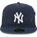 marineblaue-anliegende-59fifty-a-frame-championship-side-flag-flat-cap-der-new-york-yankees-mlb-von-new-era