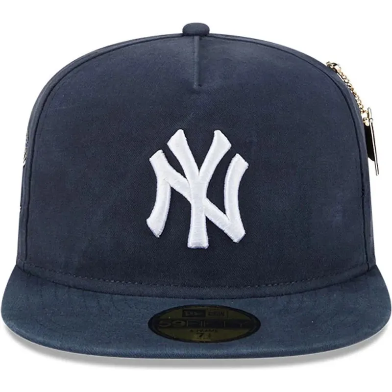 marinbla-new-york-yankees-mlb-59fifty-a-frame-championship-side-flag-flat-keps-fran-new-era