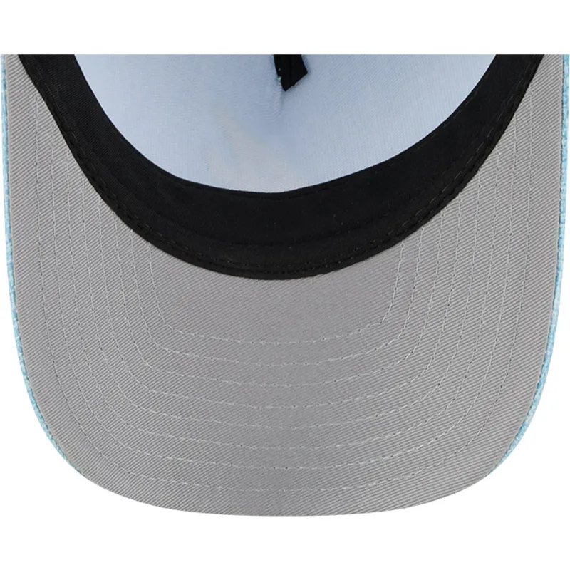 hellblaue-gebogene-snapback-kappe-9forty-m-crown-a-frame-cotton-weave-der-atlanta-braves-mlb-von-new-era