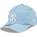 cepice-zaoblena-modra-snapback-9forty-m-crown-a-frame-cotton-weave-new-york-yankees-mlb-new-era
