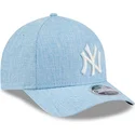 cepice-zaoblena-modra-snapback-9forty-m-crown-a-frame-cotton-weave-new-york-yankees-mlb-new-era