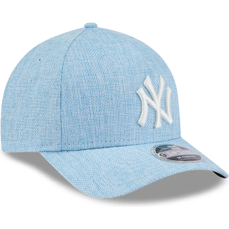 cepice-zaoblena-modra-snapback-9forty-m-crown-a-frame-cotton-weave-new-york-yankees-mlb-new-era
