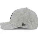 new-era-curved-brim-9forty-m-crown-a-frame-cotton-weave-chicago-white-sox-mlb-grey-snapback-cap