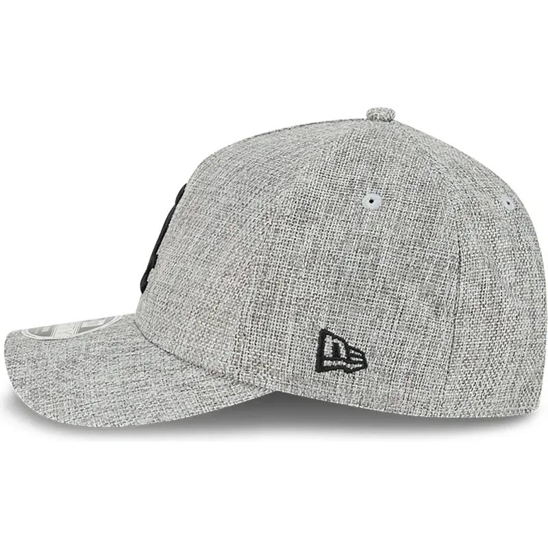 graue-gebogene-snapback-kappe-9forty-m-crown-a-frame-cotton-weave-der-chicago-white-sox-mlb-von-new-era