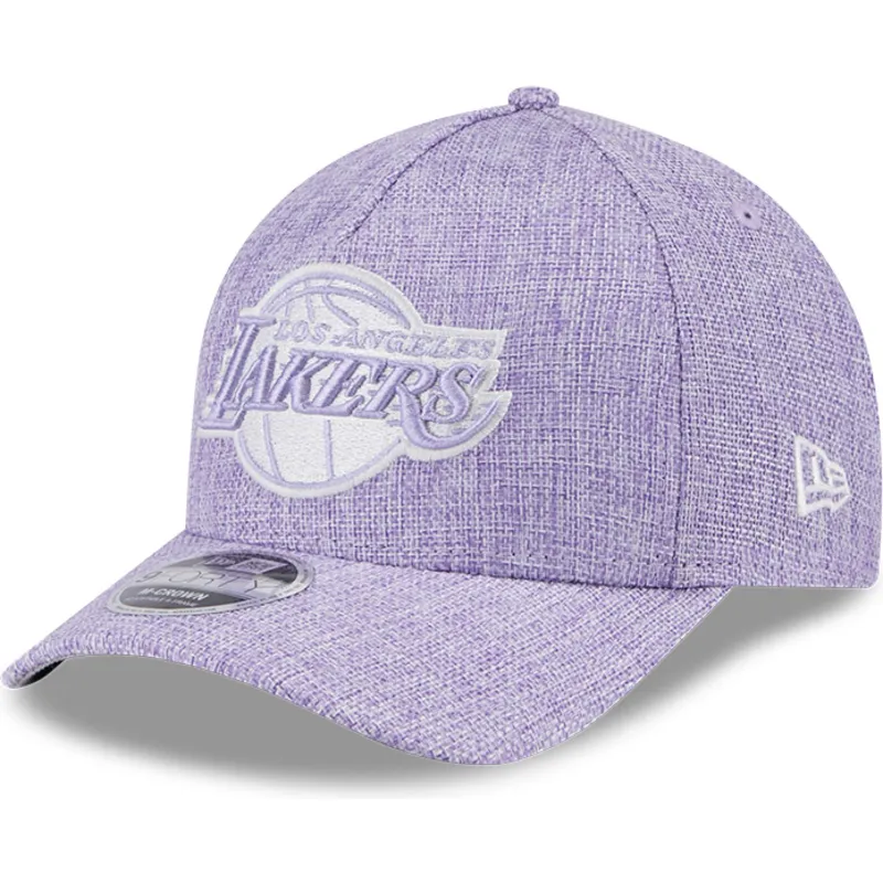 cepice-zaoblena-fialova-snapback-9forty-m-crown-a-frame-cotton-weave-los-angeles-lakers-nba-new-era