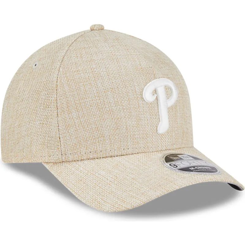 cepice-zaoblena-bezova-snapback-9forty-m-crown-a-frame-cotton-weave-philadelphia-phillies-mlb-new-era