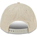 new-era-curved-brim-9forty-m-crown-a-frame-cotton-weave-philadelphia-phillies-mlb-beige-snapback-cap