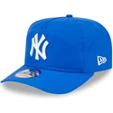 new-era-new-york-yankees-mlb-golfer-everyday-nylon-verstellbare-blaue-kappe-mit-gebogenem-schirm