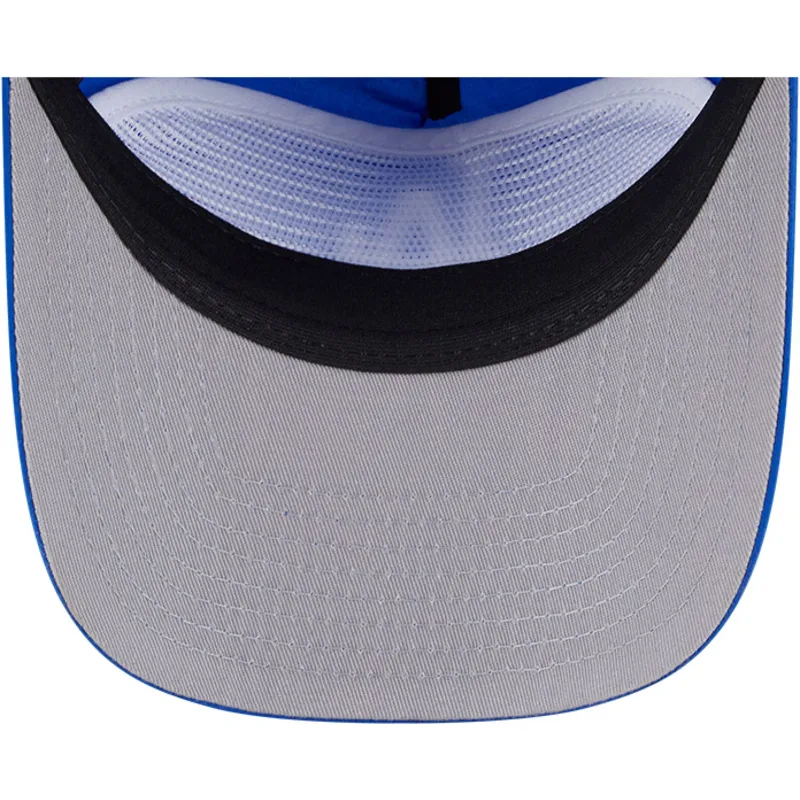 blaue-verstellbare-curved-cap-golfer-everyday-nylon-der-los-angeles-dodgers-mlb-von-new-era