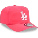 verstellbare-rosa-curved-cap-golfer-everyday-nylon-los-angeles-dodgers-mlb-von-new-era