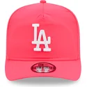 verstellbare-rosa-curved-cap-golfer-everyday-nylon-los-angeles-dodgers-mlb-von-new-era
