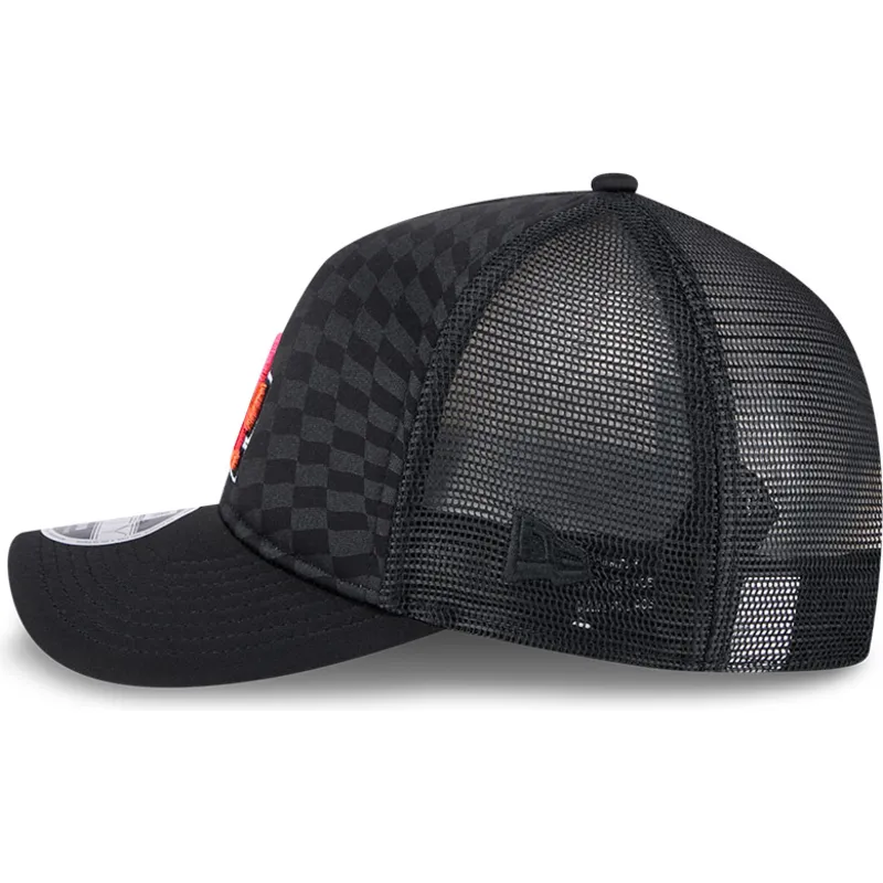 schwarze-trucker-kappe-9forty-m-crown-a-frame-gradient-raceway-los-angeles-dodgers-mlb-von-new-era