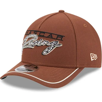 Cap zaoblená brown snapback 9FORTY M-Crown A Frame Motorsport NASCAR New Era