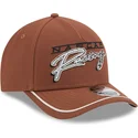 cap-zaoblena-brown-snapback-9forty-m-crown-a-frame-motorsport-nascar-new-era
