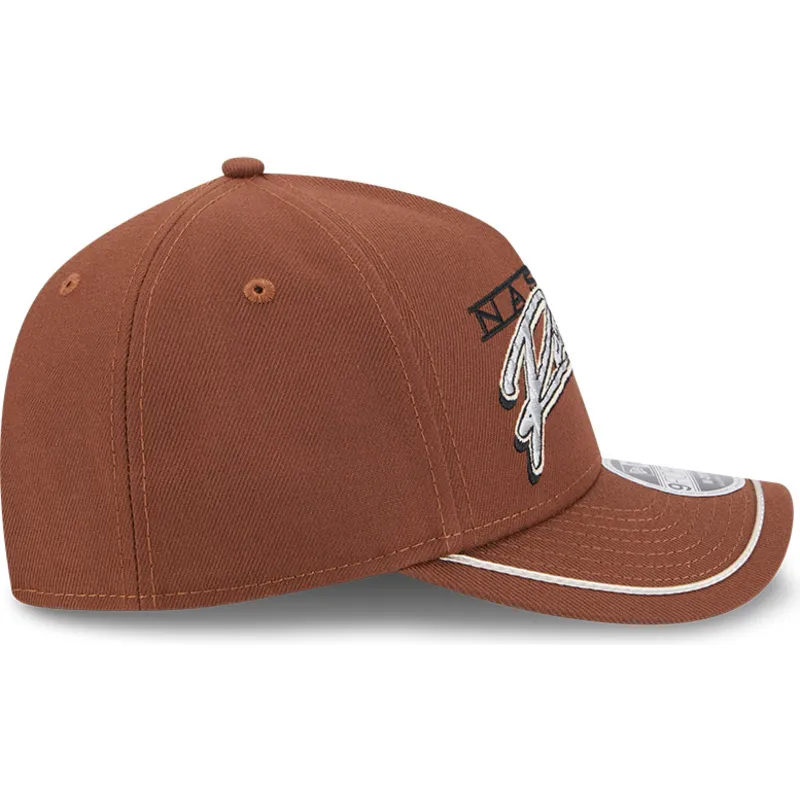 cepice-zaoblena-hneda-snapback-9forty-m-crown-a-frame-motorsport-nascar-new-era