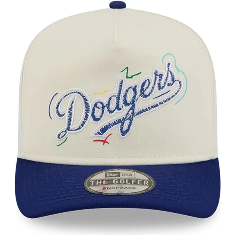 cepice-zaoblena-modra-snapback-golfer-team-scribble-los-angeles-dodgers-mlb-new-era