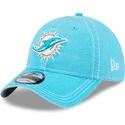 verstellbare-blaue-9twenty-washed-contrast-kappe-von-miami-dolphins-nfl-von-new-era