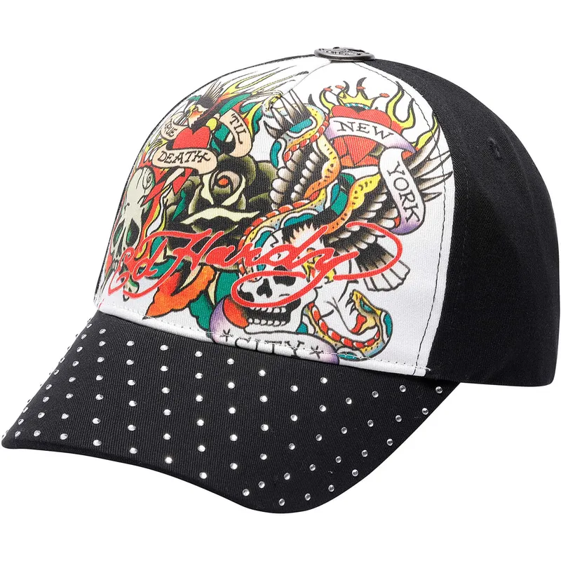 cap-zaoblena-black-adjustable-strap-ed-hardy cap-zaoblena-black-adjustable-strap-ed-hardy