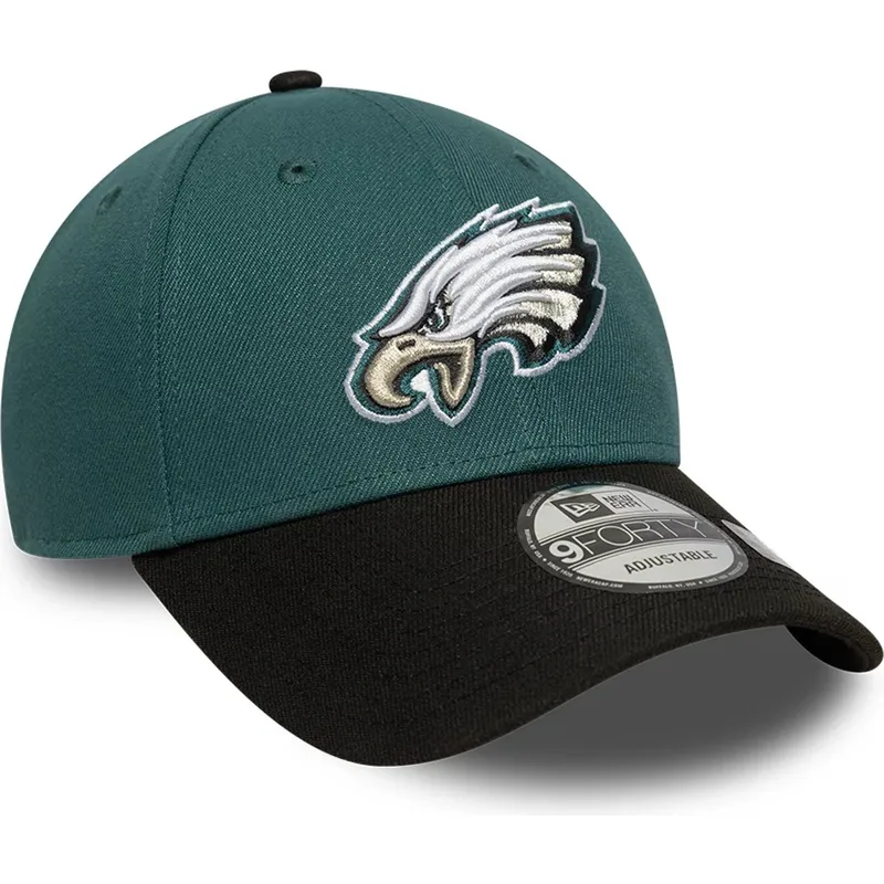 cap-zaoblena-green-adjustable-strap-9forty-the-league-philadelphia-eagles-nfl-new-era
