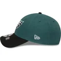 grune-und-schwarze-verstellbare-curved-cap-9forty-the-league-der-philadelphia-eagles-nfl-von-new-era