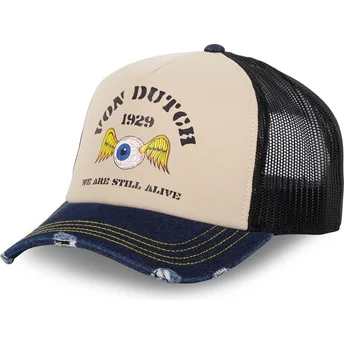 Čepice zaoblená žádné zvíře vícebarevná snapback , CREW20 Von Dutch