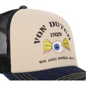 trucker-cap-beige-schwarz-und-blau-crew20-von-von-dutch