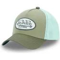 cepice-zaoblena-zelena-snapback-terry03-von-dutch