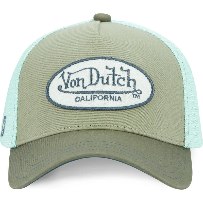 cepice-zaoblena-zelena-snapback-terry03-von-dutch