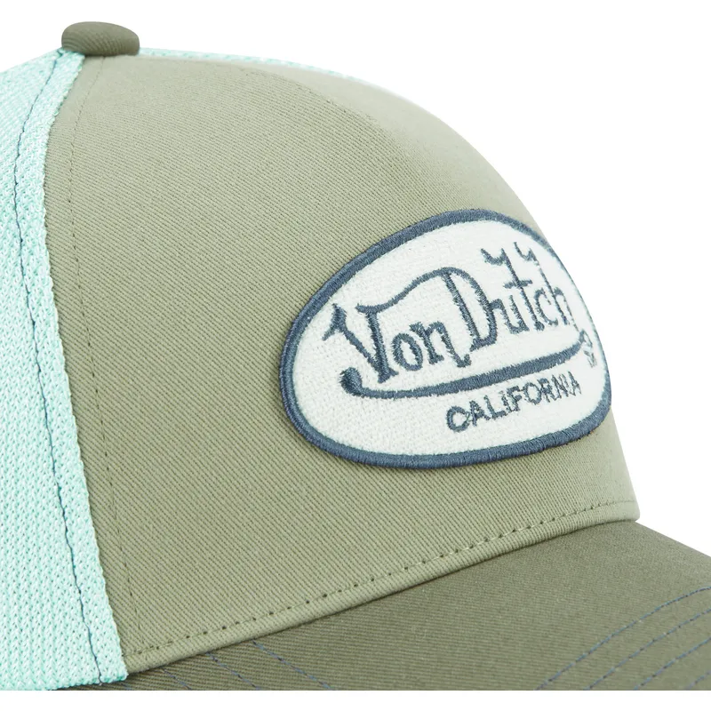 cepice-zaoblena-zelena-snapback-terry03-von-dutch