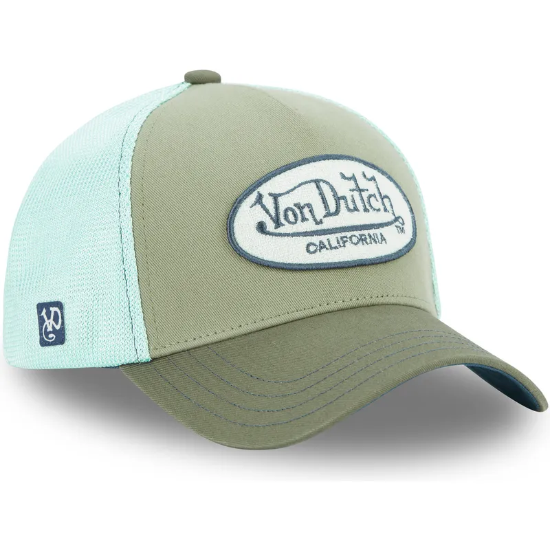 cepice-zaoblena-zelena-snapback-terry03-von-dutch