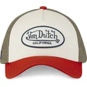 von-dutch-terry07-beige-gron-och-rod-truckerkeps