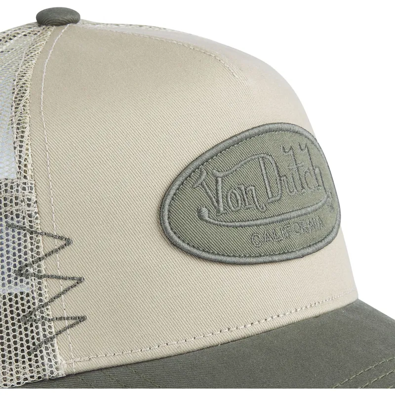 truckerkeps-beige-och-gron-used-02-fran-von-dutch