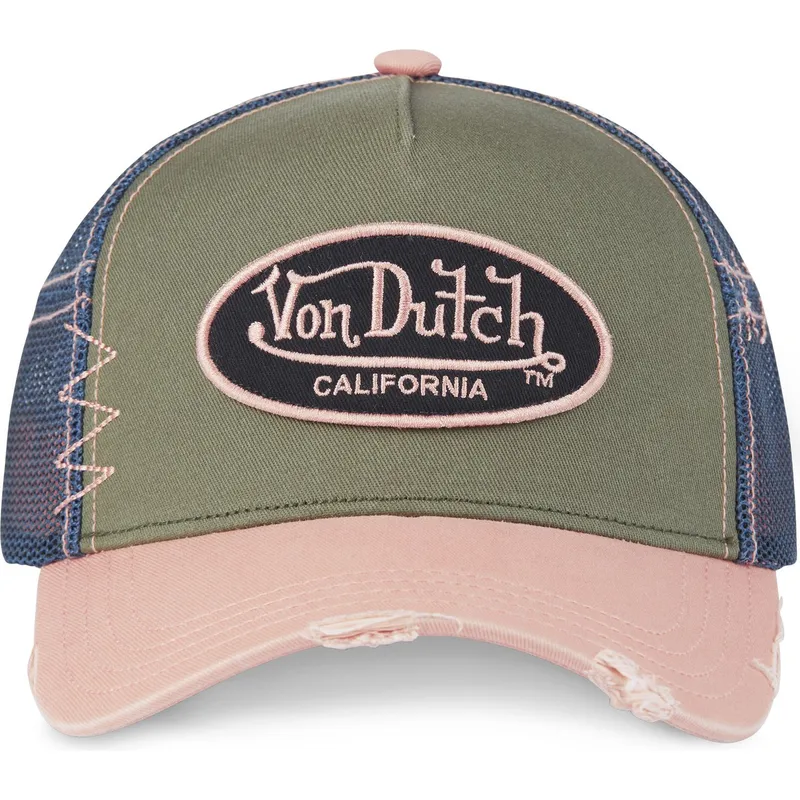 gorra-trucker-gron-bla-och-rosa-used-03-fran-von-dutch