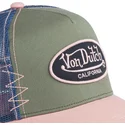 von-dutch-used-03-green-pink-and-blue-trucker-hat