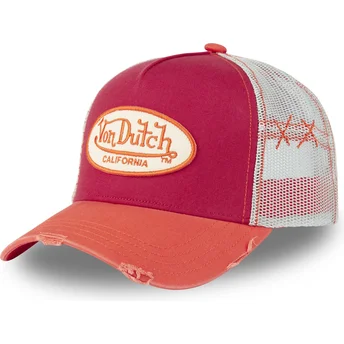 Von Dutch USED 04 Red Trucker Hat