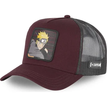 Καπέλο τράκερ μπορντό και γκρι Naruto Uzumaki CAS NAR2 Naruto από Capslab